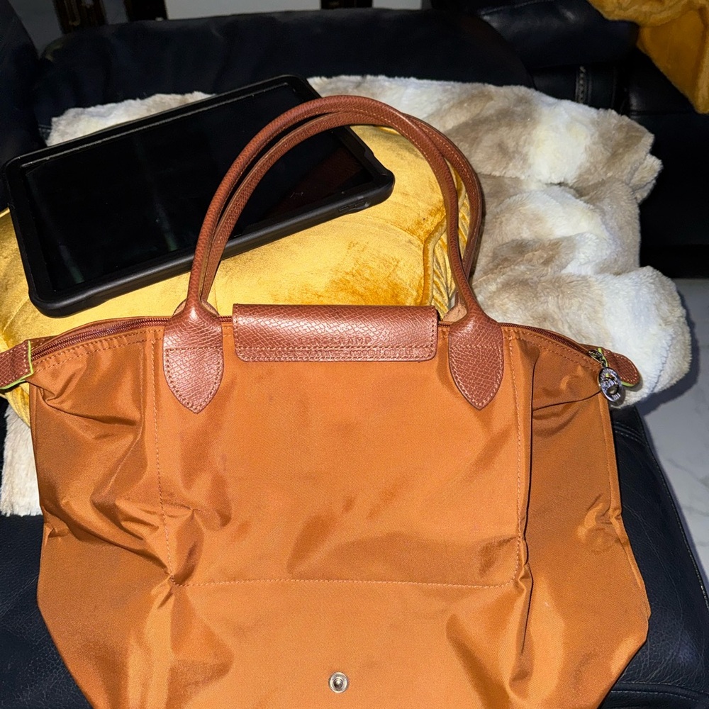 Longchamp Tan and Brown Shoulder Bag - Picture 3 of 4